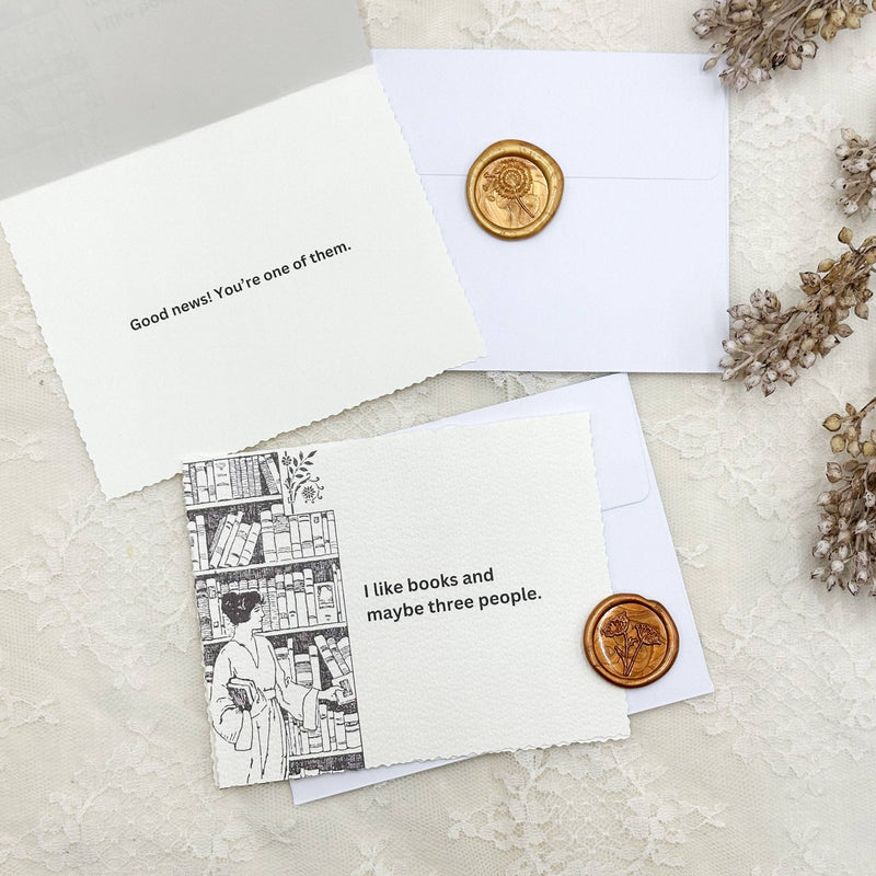 Book Lover Greeting Card
