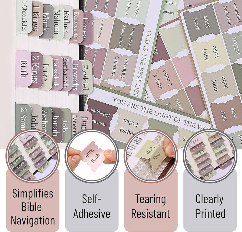 Mr. Pen Bible Tabs, 75 Tabs