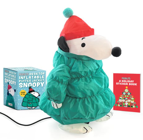 Peanuts: Desktop Inflatable Puffer Jacket Snoopy (Revised Edition): Stands 14