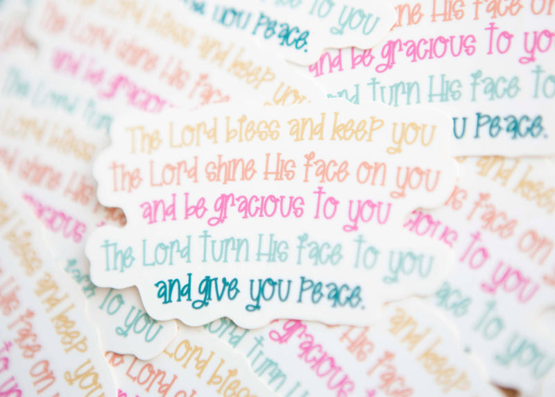 The Blessing Christian Vinyl Sticker
