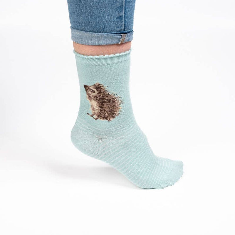 Hedgehog Sock - Hedgehugs - Green