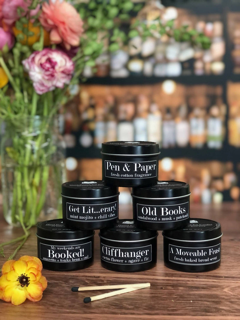 The Writer Amber + Balsam 4oz Soy Candle