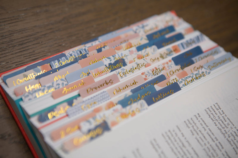 Tabs For Your Bible | Pretty Bible Book Tabs
