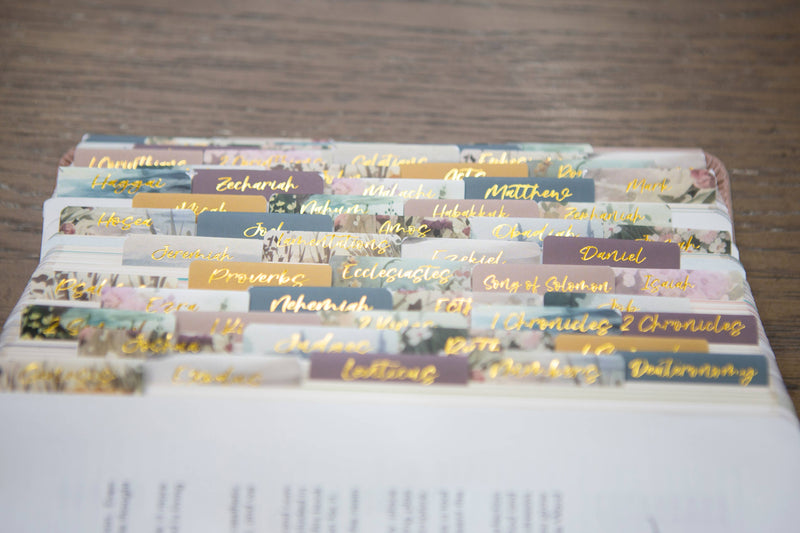 Pretty Bible Book Tabs | Bible Tabs
