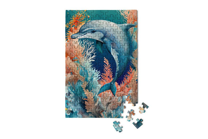 Dolphin - Marine Life ocean nautical souvenir gift puzzle