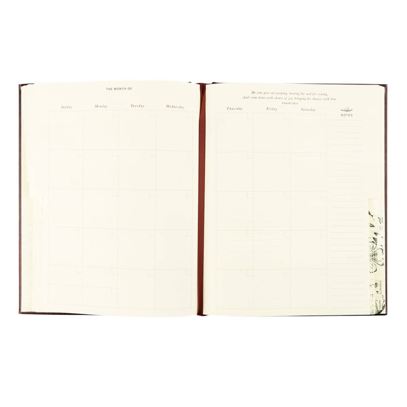 12-Month Undated Planner: Yorkshire Design, Layflat