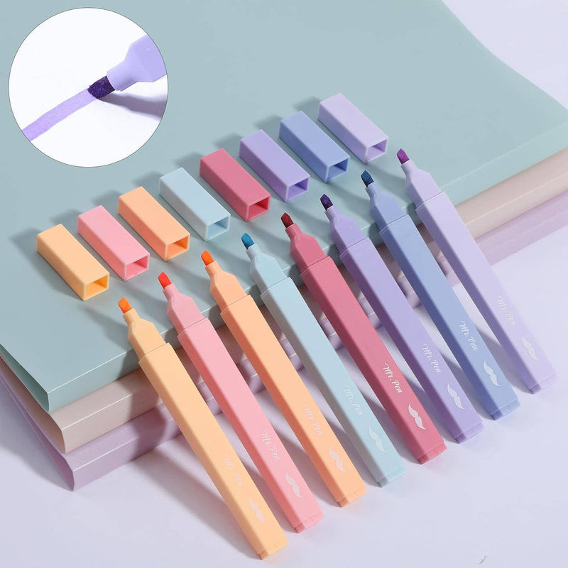 Mr. Pen Aesthetic Highlighters, 8 pcs