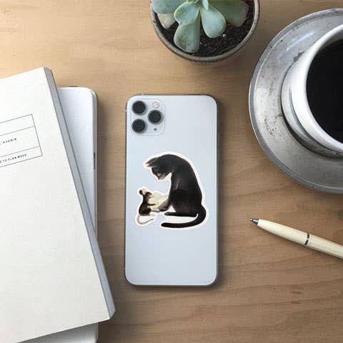 Book Club - Vinyl Stickers - Cat and Mouse