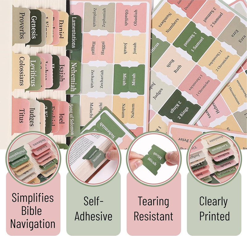 Mr. Pen Bible Tabs, 75 Tabs