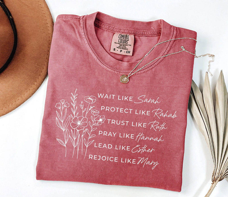 Comfort Colors - Wait Like Sarah Christian T-Shirt