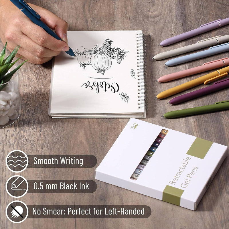 Mr. Pen Retractable Gel Pens, 12 Pack, Black Gel Pens