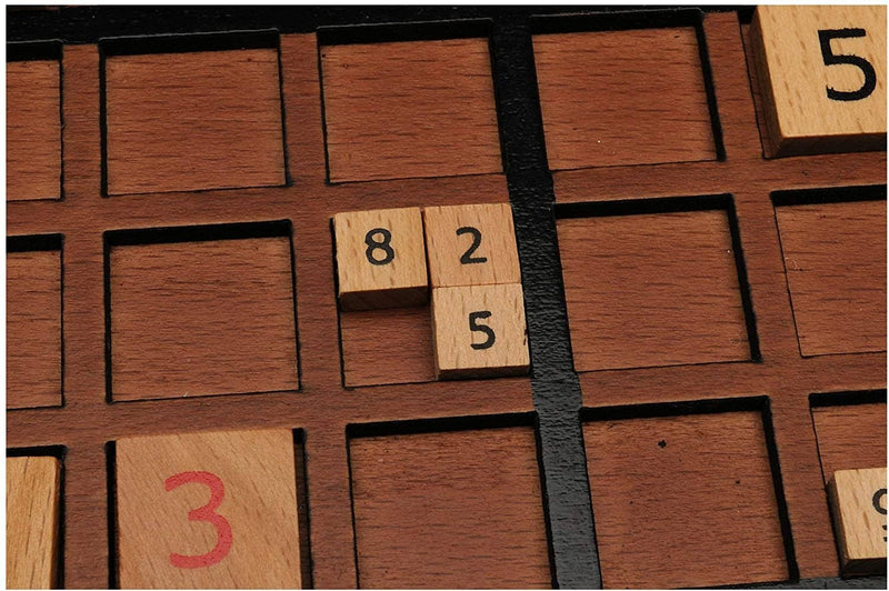 Wooden Sudoku Board in Walnut Stain - 11.5 in.