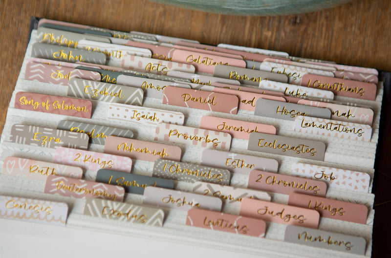 Bible Tabs | Neutral Bible Index Tabs