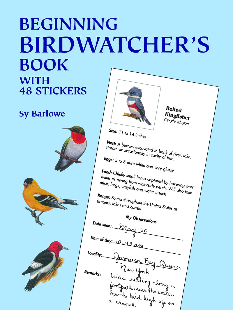 Beginning Birdwatcher's Book: With 48 Stickers (Dover Children's Activity Books)
