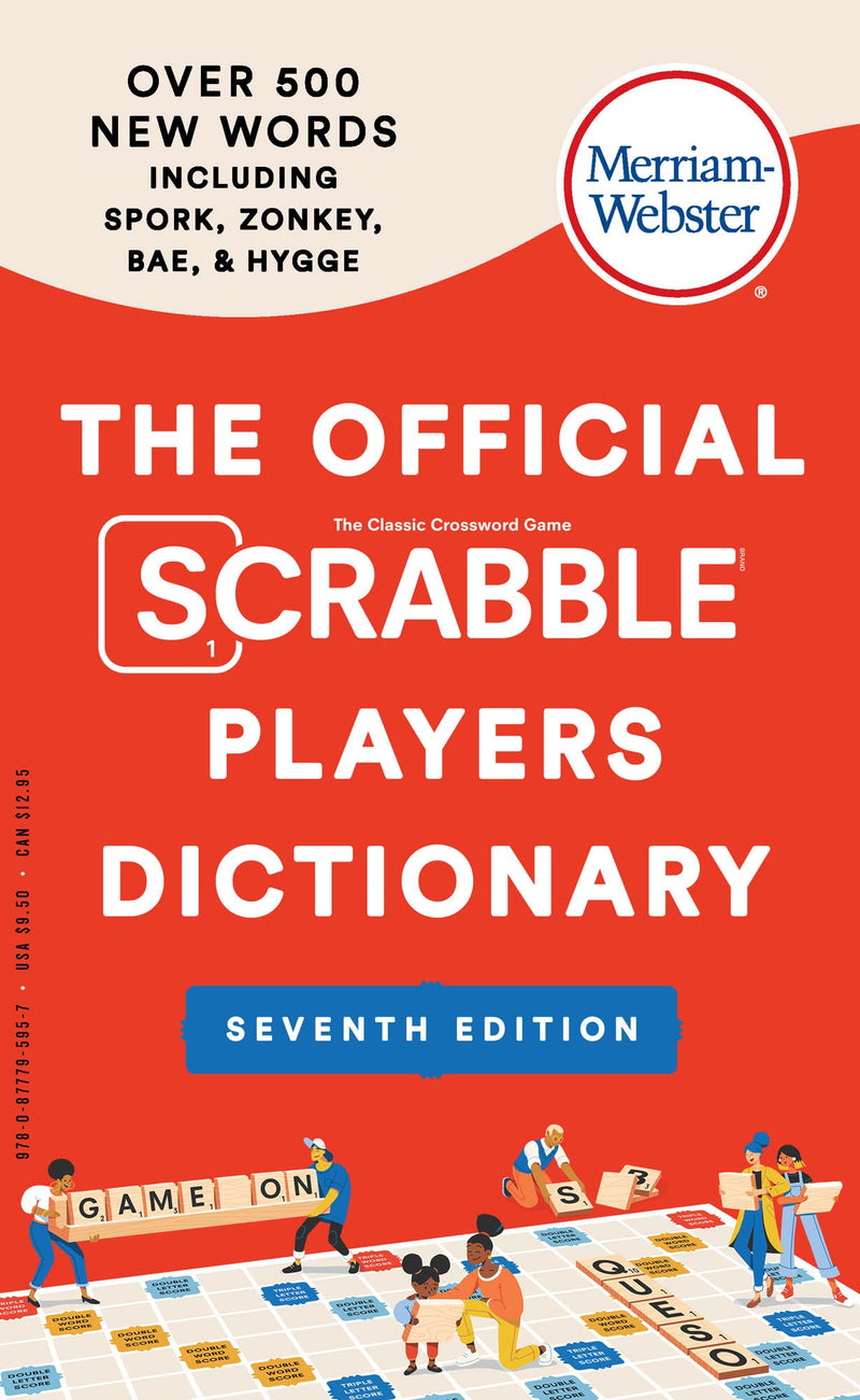 The Official SCRABBLE Players Dictionary, Seventh Ed., Newest Edition, 2023 Copyright, (Mass Market Paperback)