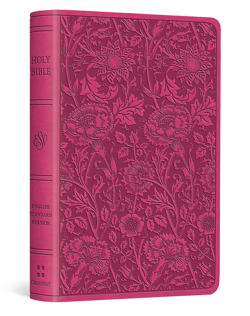 ESV Vest Pocket New Testament with Psalms and Proverbs (TruTone, Berry, Floral Design)