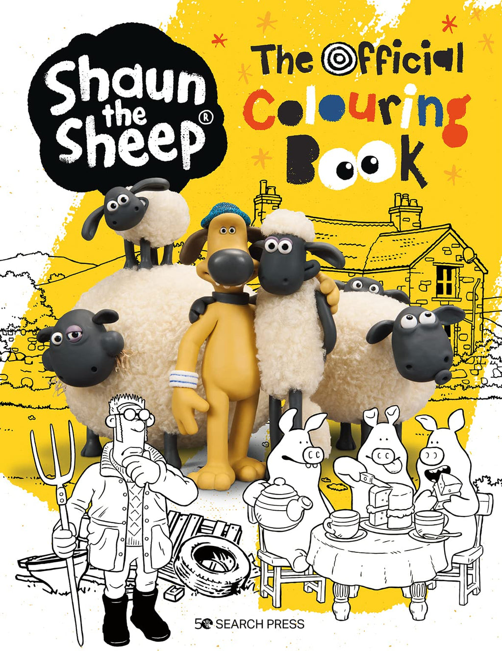 Shaun the Sheep The Official Colouring Book By the Hearth