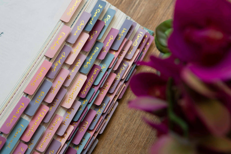 Ombre Bible Index Tabs | Colorful Bible Tabs