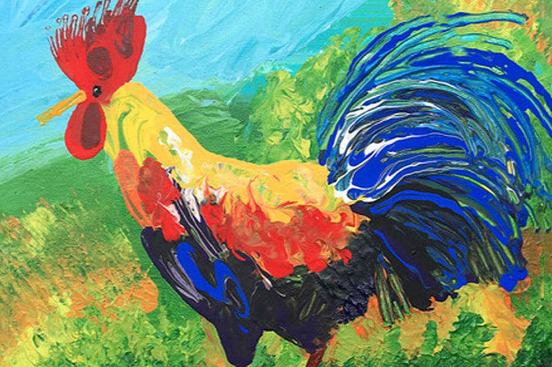 Rooster Micropuzzles Country life