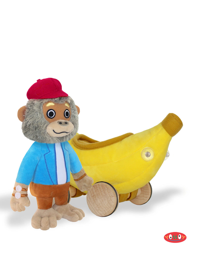 Bananas Gorilla Soft Toy with Banana Mobile