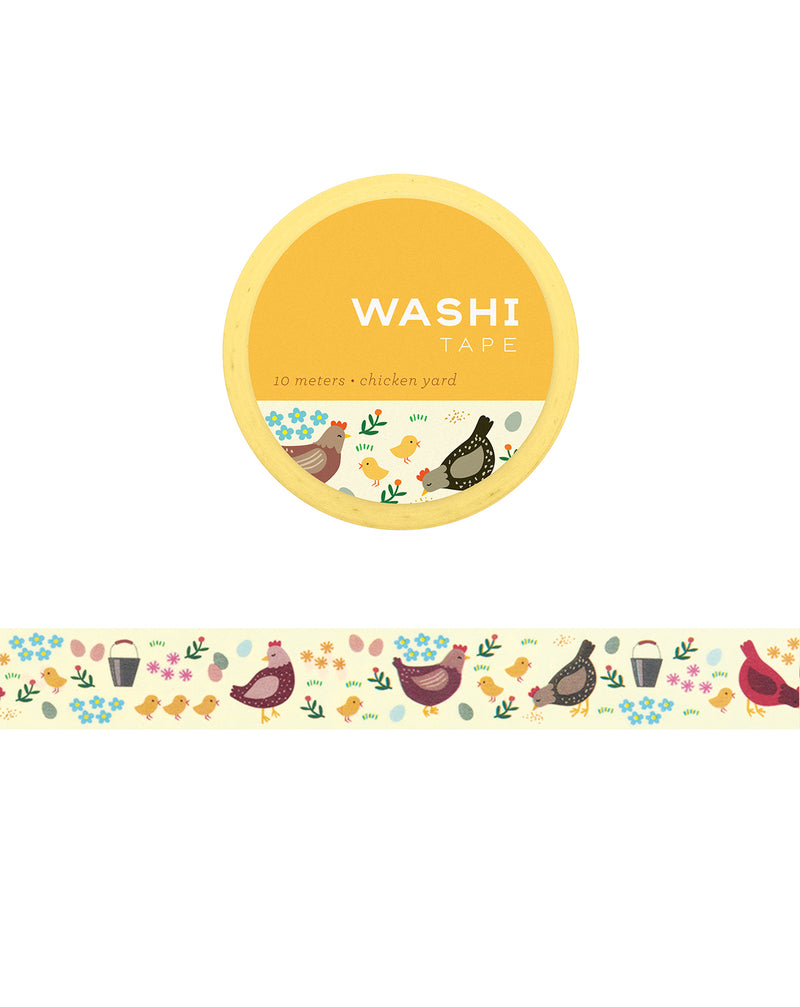 Washi Tape, Chicken Yard