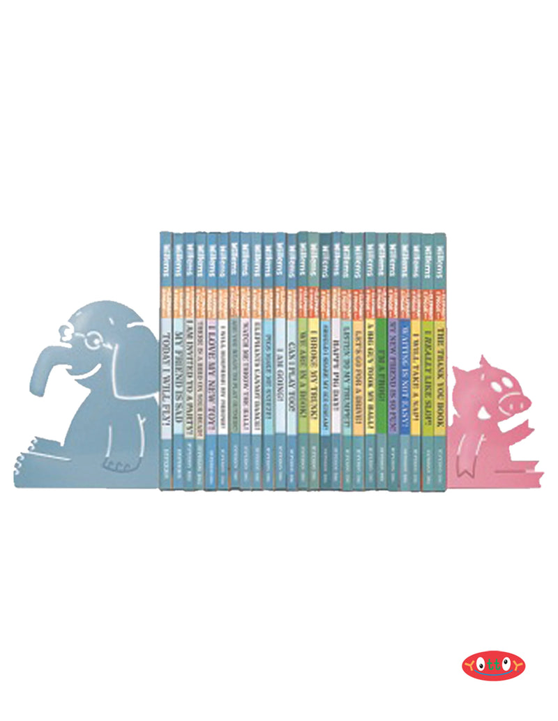 Elephant and Piggie Bookends