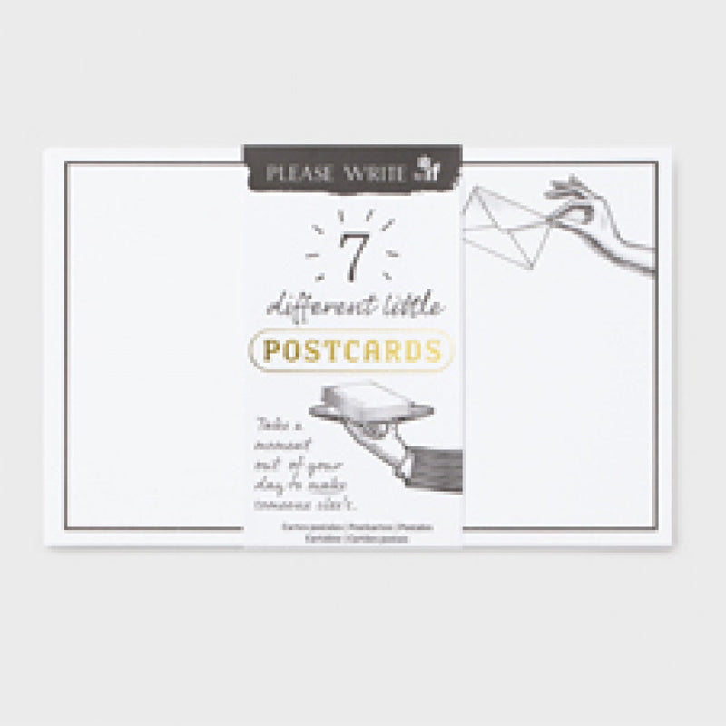 Please Write, RSVP (7 different postcards)