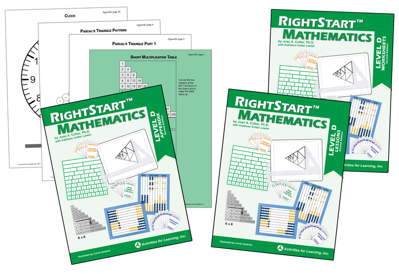 RightStart™ Mathematics Level D Second Edition Book Bundle