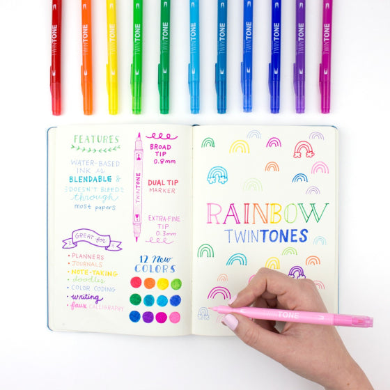 Tombow Twintone Dual-Tip Markers