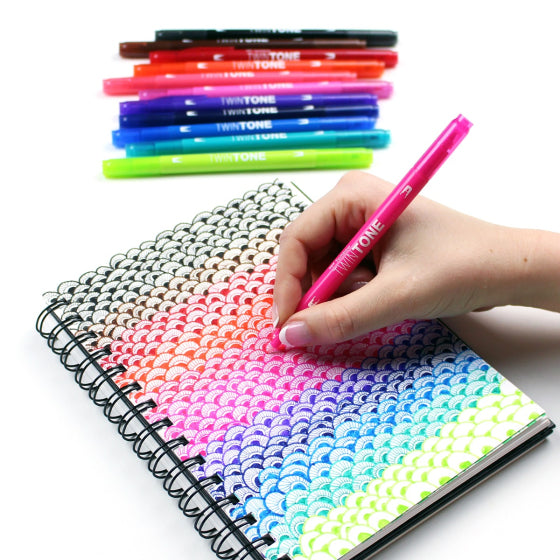 Tombow Twintone Dual-Tip Markers