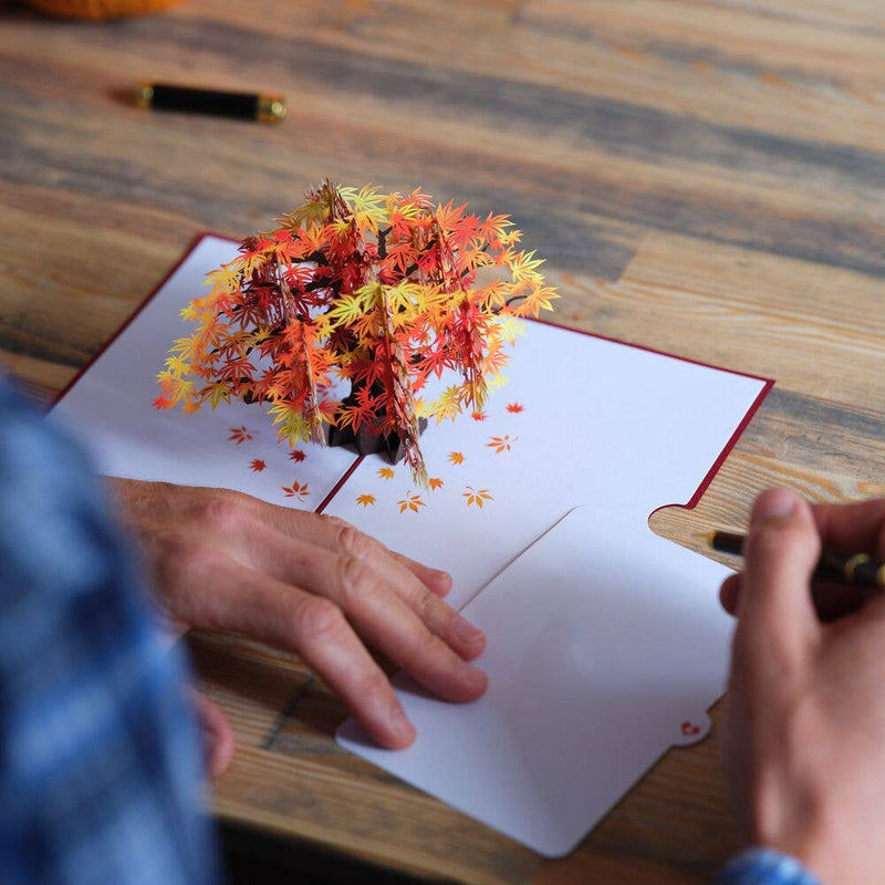 Sugar Maple Tree 5''x7'' Card, Fall, Fall Deco