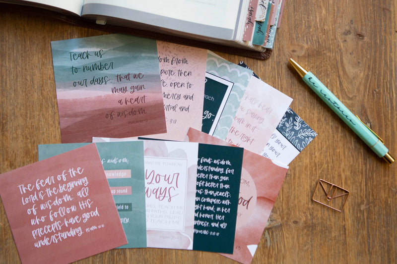 Wisdom And Direction Verse Cards