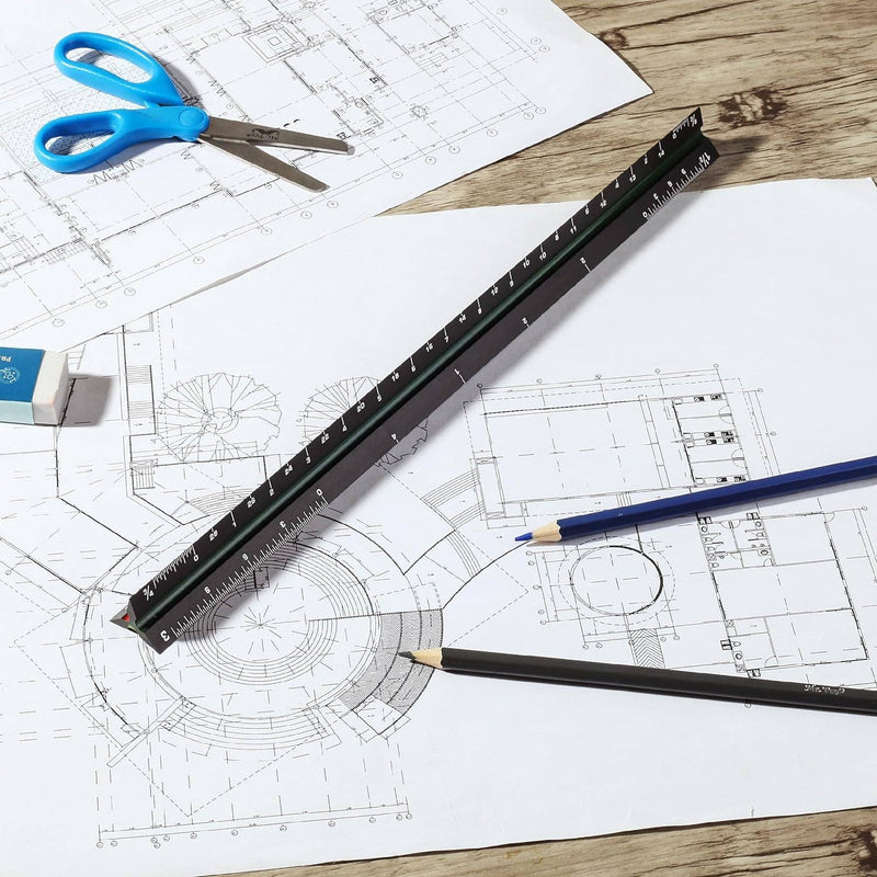 Mr. Pen Architectural Scale Ruler, 12 Inch