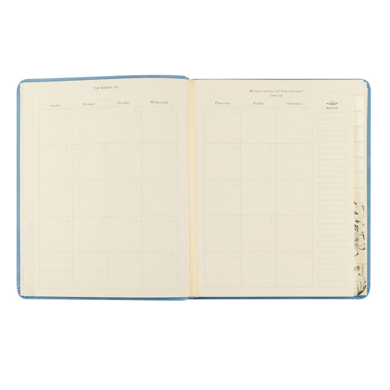 12-Month Undated Planner: Bethany Theme, Layflat