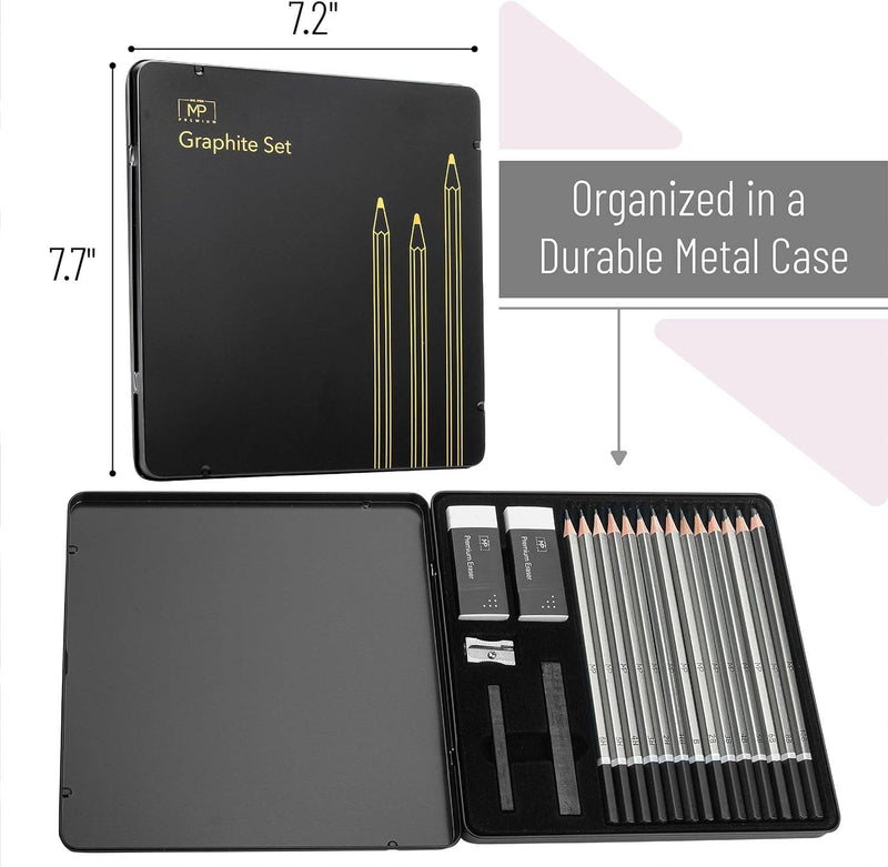 Mr. Pen Sketch Pencils for Drawing, 19 pcs,