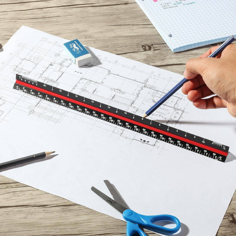 Mr. Pen Architectural Scale Ruler, 12 Inch