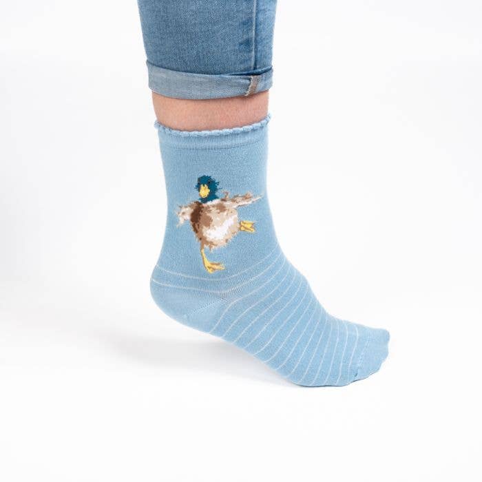Duck Sock - A Waddle And A Quack - Blue