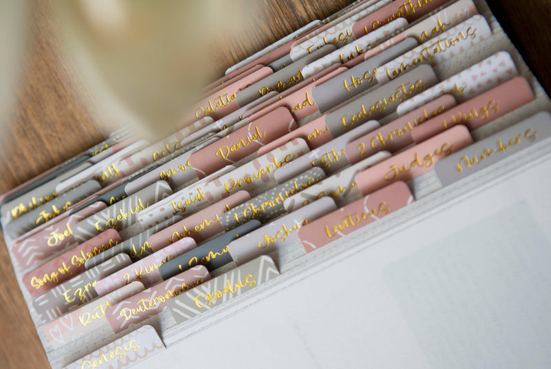 Bible Tabs | Neutral Bible Index Tabs
