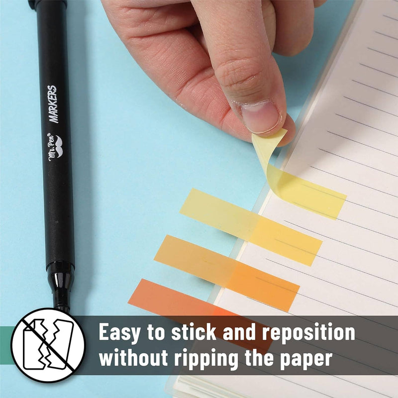 Mr. Pen Sticky Tabs, Assorted Colors, 200 pieces
