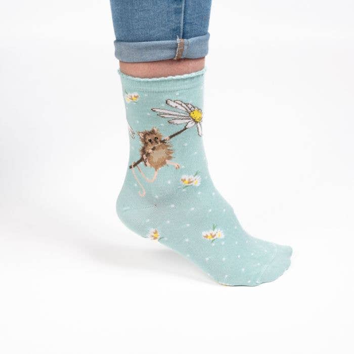 Mouse Sock - Oops A Daisy