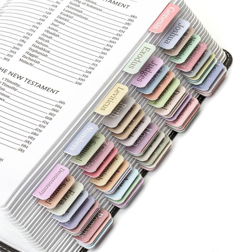 Morandi Bible Tabs Laminated 75 Pack
