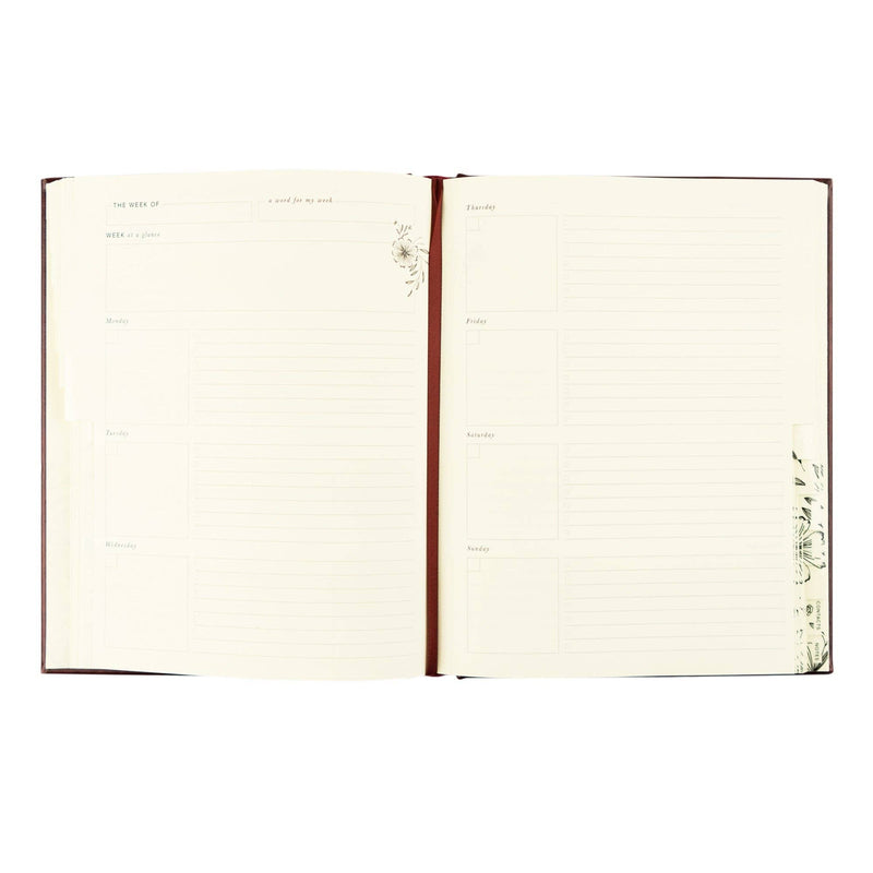 12-Month Undated Planner: Yorkshire Design, Layflat