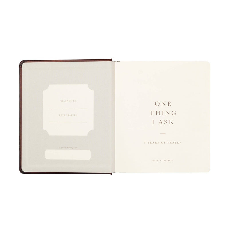 Prayer Journal: One Thing I Ask: Stockholm