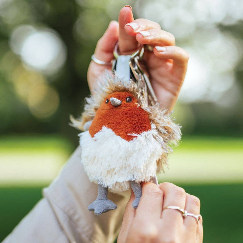 Robin Plush Keyring