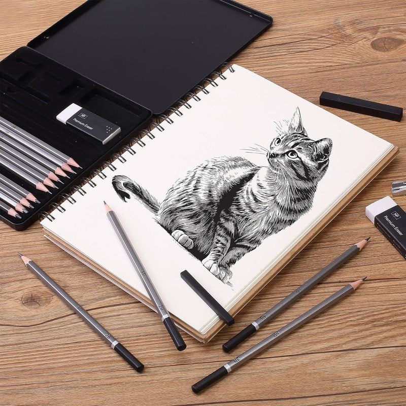 Mr. Pen Sketch Pencils for Drawing, 19 pcs,