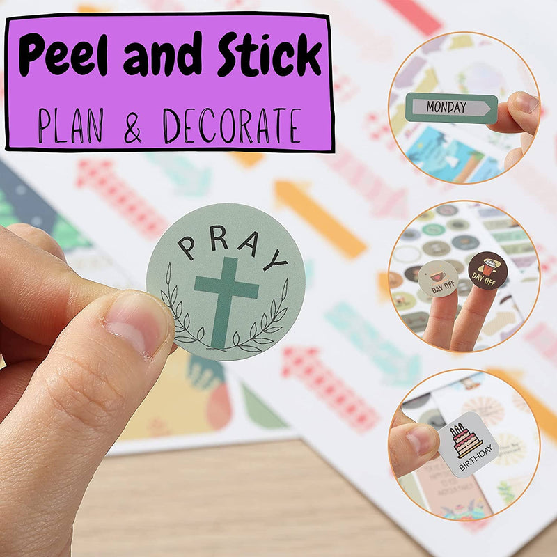 Mr. Pen- Christian Journaling Stickers, 31 Sheets, 1034 pcs