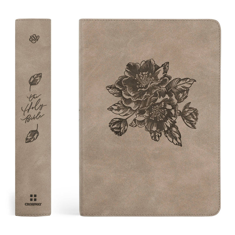 ESV Large Print Journaling Bible : Nara Theme