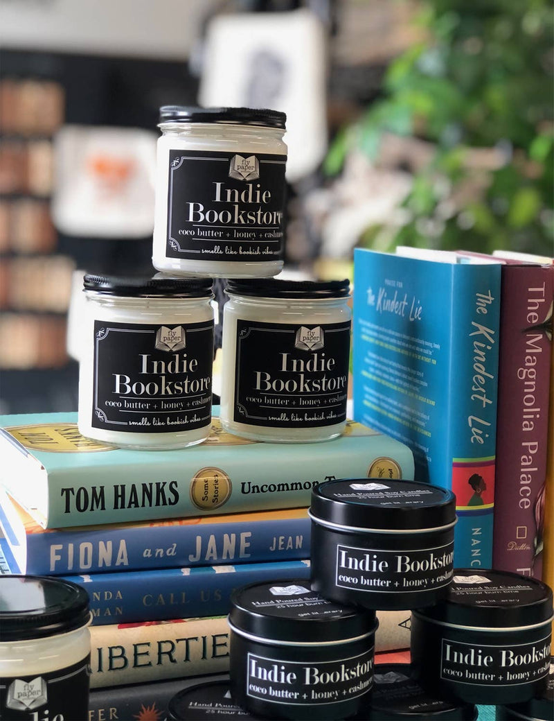 Indie Bookstore 9oz Soy Candle Contest Winner