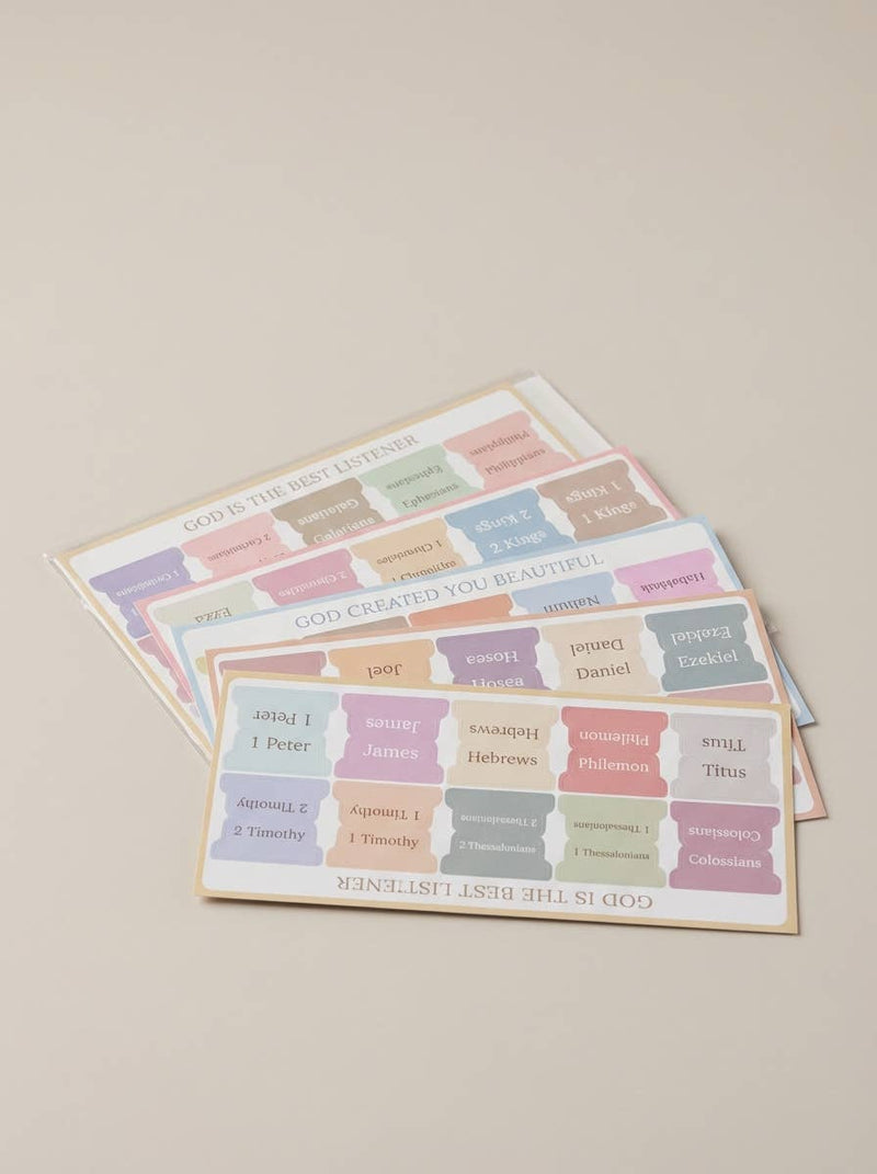 Morandi Bible Tabs Laminated 75 Pack