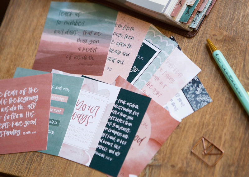 Wisdom And Direction Verse Cards